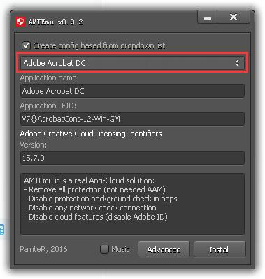 AMT Emulator 0.9.2 中文绿色汉化版（Adobe万能注册机）