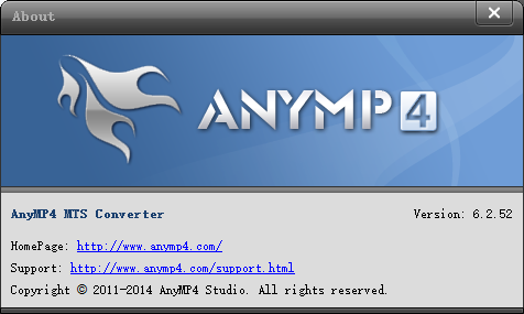 AnyMP4 MTS Converter V6.2.52 MTS格式转换软件免费版
